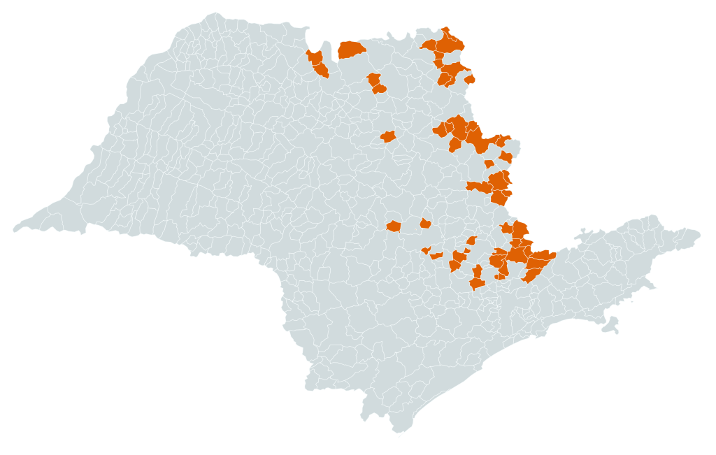 Mapa PCJ