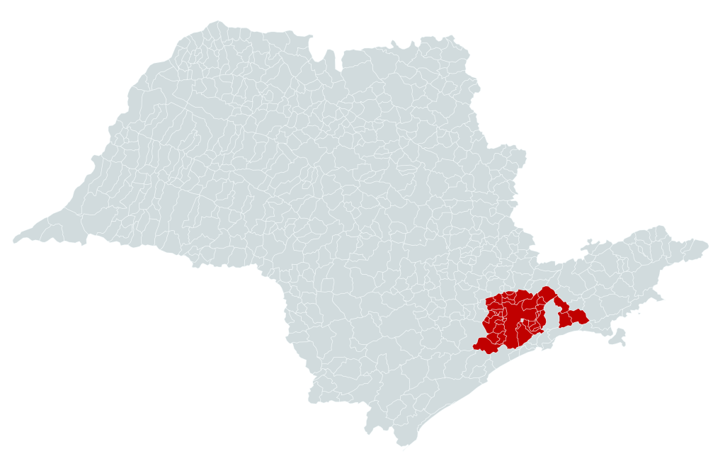 Mapa RMSP